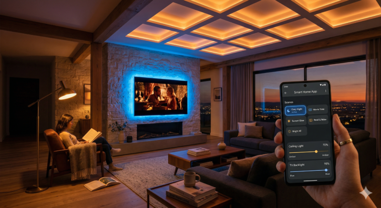 Iluminación Inteligente: Cómo transformar tu casa creando «Escenas» y Ambientes