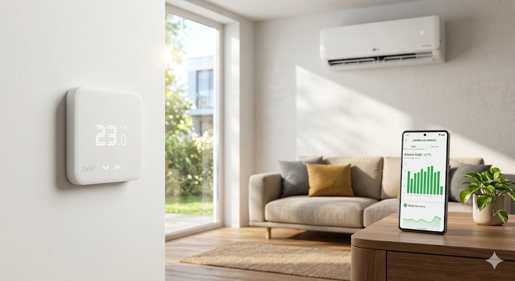 Comparativa de los 4 mejores controladores de aire acondicionado inteligentes de 2026 instalados en hogares modernos para ahorro de energía.